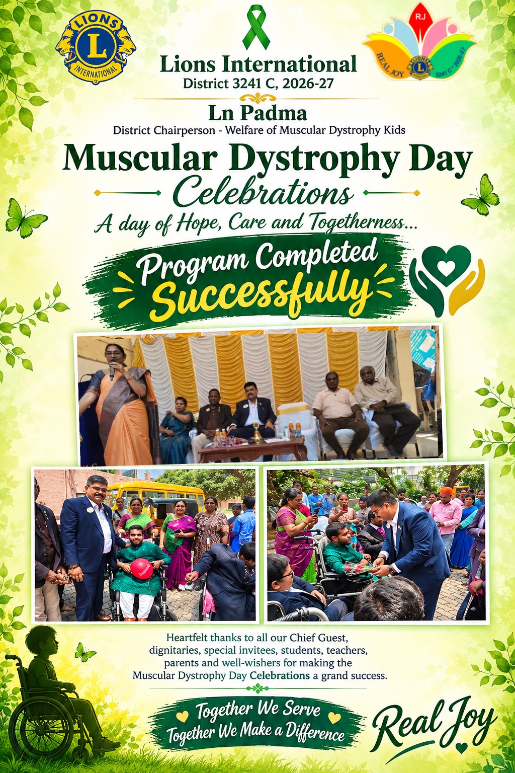 Muscular Dystrophy Day Celebrations